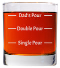 CARVELITA Custom 11oz Whiskey Glass, Engraved Old Fashion Personalized Rack Glass, Pour Line Gift Idea, Personalized For Dad, Single Pour, Double Pour, For Christmas, Father's Day, Him, Funny Gift