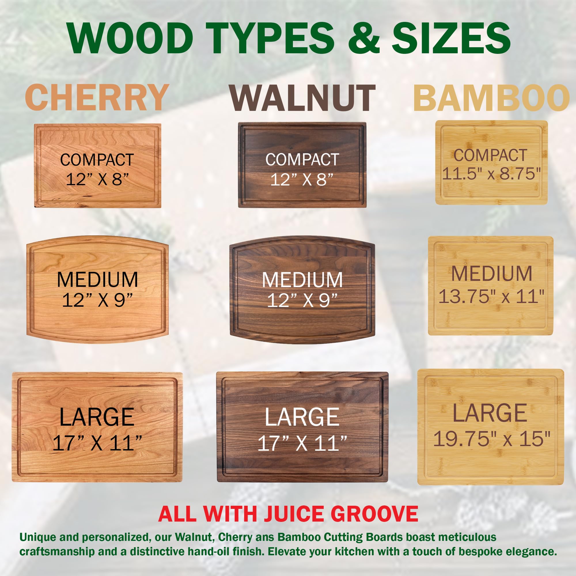 Custom Wedding Cutting Board - Personalized Engraved Gift for Couples, Anniversary, Housewarming, or Engagement - Wooden Chopping Board for Bride & Groom - Cherry, Walnut, or Bamboo