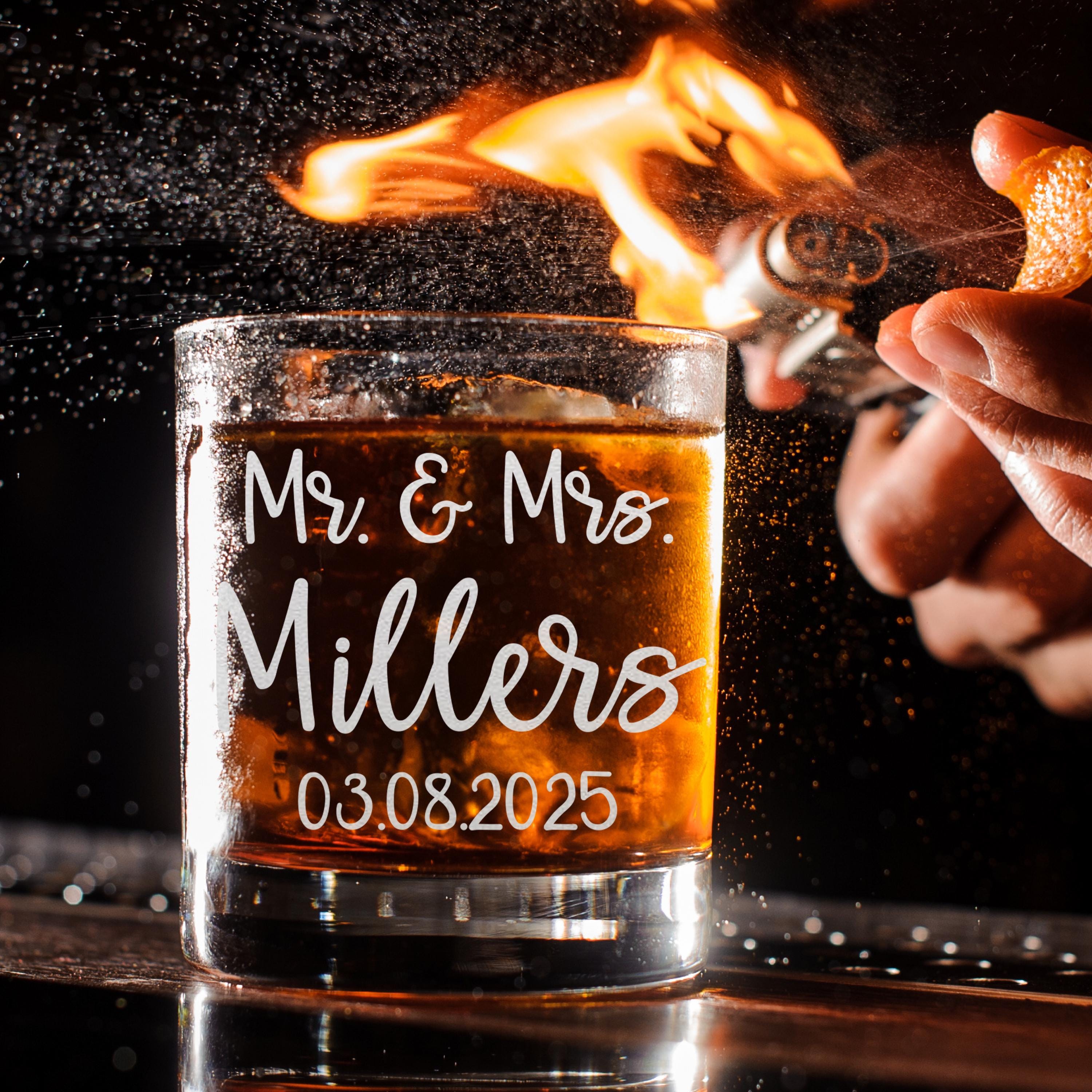 Personalized Whiskey Glass - Engraved 11oz Rocks Glass